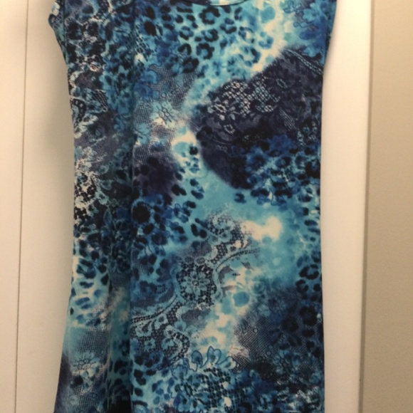 Lovely Blue/black Casual Top - Picture 4 of 6